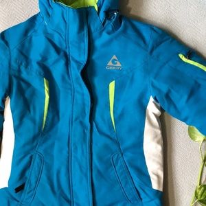 Gerry Double Winter Coat. Size 6/6X. Blue/green.